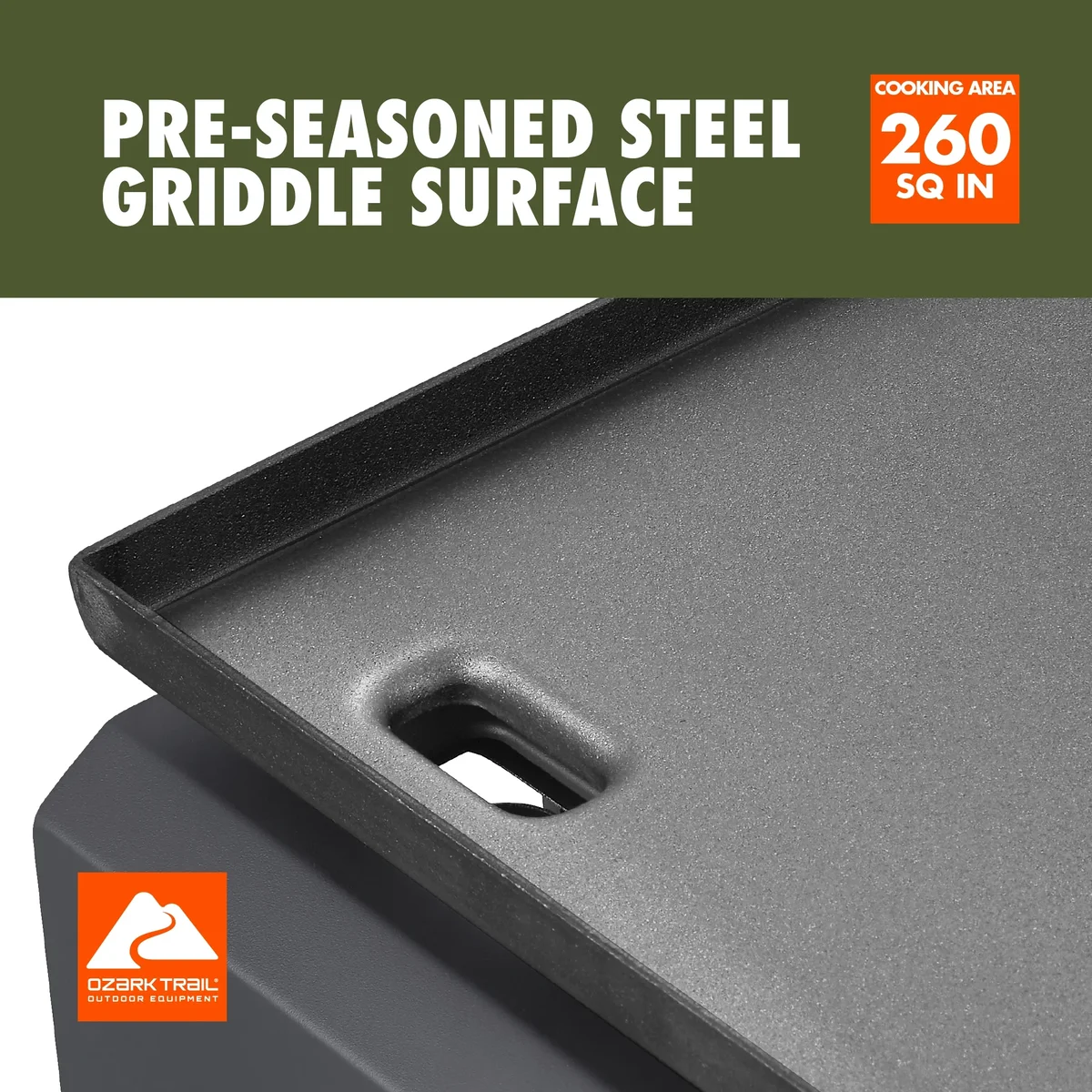 Everdaily Essentials 1-Burner 260 sq in Portable Propane Gas Outdoor Griddle Ref. 6561